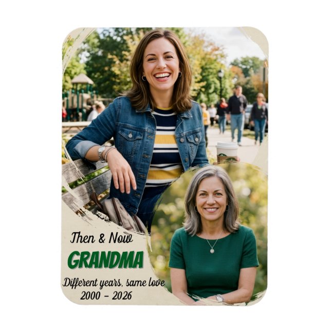 Foto Mamma Akryltryck Magnet (Vertikal)