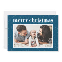 Foto med fetstil, blå Glad helg