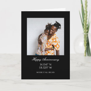 Foto med GPS-koordinater Personligt Kort