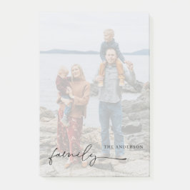 Foto med inmatade anteckningar för Personligen Nam Post-it Block