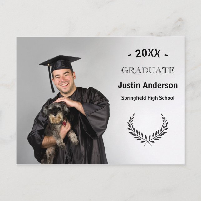 Foto med Laurel Grenar - Studenten vykort (Framsida)