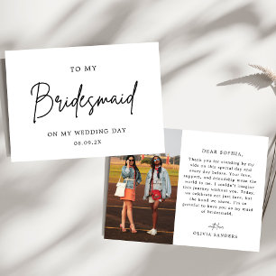 Foto med minimal Chic till min Bröllopsdag i Bride Tack Kort