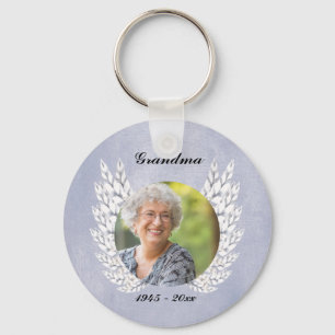 Foto Memorial Bevalt Angel Vinge Keepsaké Nyckelring