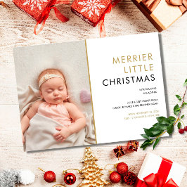 Foto Merrier Little jul Birement Notice Julkort