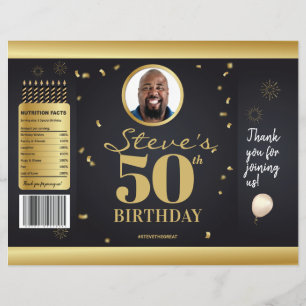 Foto Milstolpe Födelsedag Chipspåsar Omslag