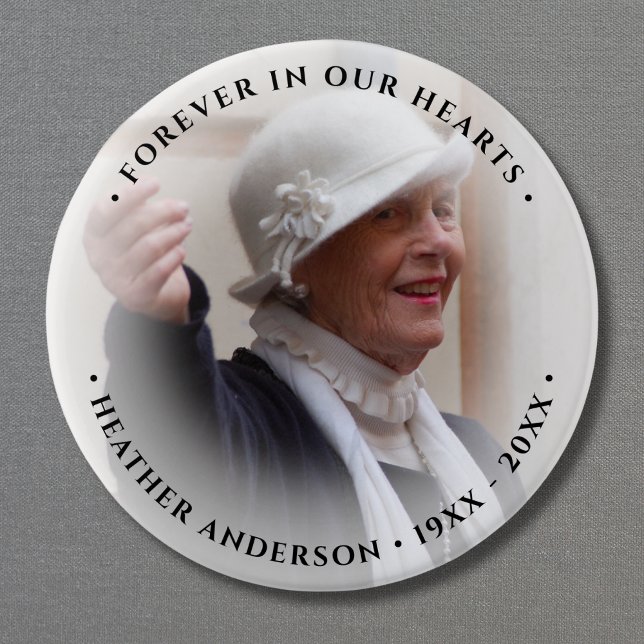 Foto minneshälsning knapp (Photo Memorial Button)