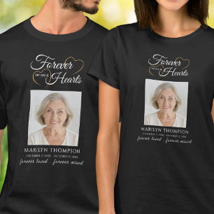 Foto-minnesmärke Forever In Our Hearts T Shirt