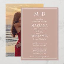 Foto Modern Minimalistisk Boho Rosa Bröllop