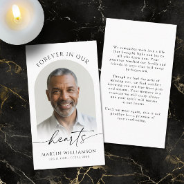 Foto Modern Prayer Cards i våra hjärtan Visitkort