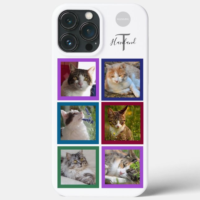 Foto Monogram Cell Phone Case HAMbyWG (Baksida)