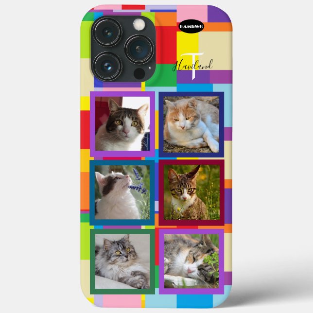 Foto Monogram Cell Phone Case HAMbyWG (Baksida)
