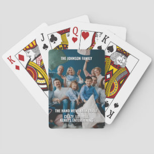 Foto Namn för Anpassningsbar av en bekant offertfa Casinokort