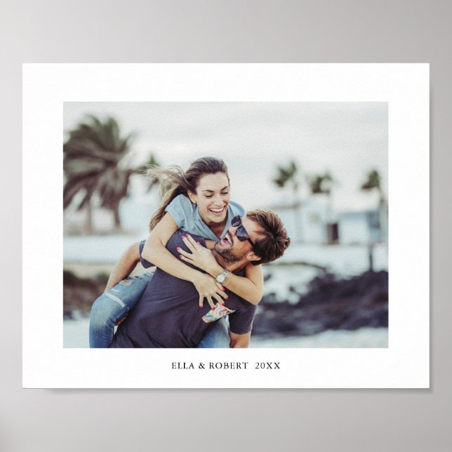 Foto, namn och datum poster (Framsidan)