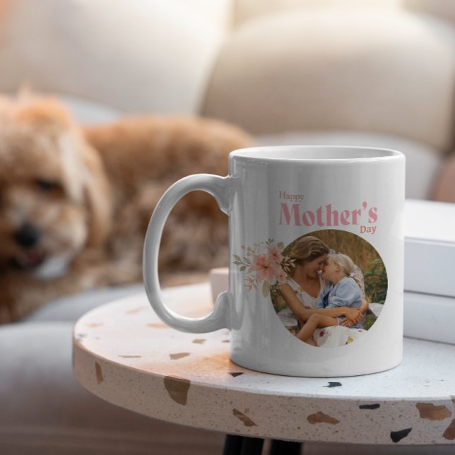 Foto och Anpassningsbar för mors dag Blommigt Kaffemugg (Skapare uppladdad)