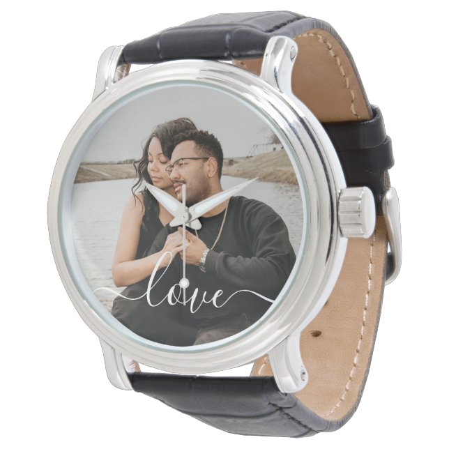 Foto och foto för personlig armbandsur (Vinklad)