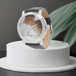 Foto och foto för personlig armbandsur<br><div class="desc">Gör en Personlig Fotokeepist-handklocka från Ricaso - lägg till egna foton och texter - fotokeepsakpresenter</div>