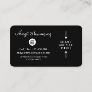 Foto- och logotypfastighet Businesscards Visitkort