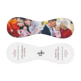 Foto och meddelande för första Fars dag-Anpassning