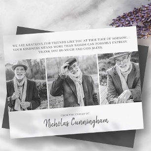 Foto och meddelande för PM med tre Anpassningsbar