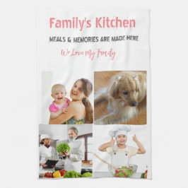 Foto- och modernt typkönsceller kökshandduk