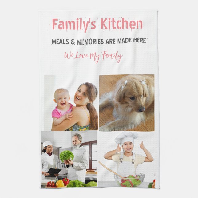 Foto- och modernt typkönsceller kökshandduk (Vertikal)