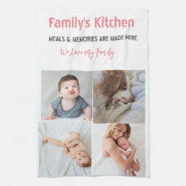 Foto- och modernt typkönsceller kökshandduk