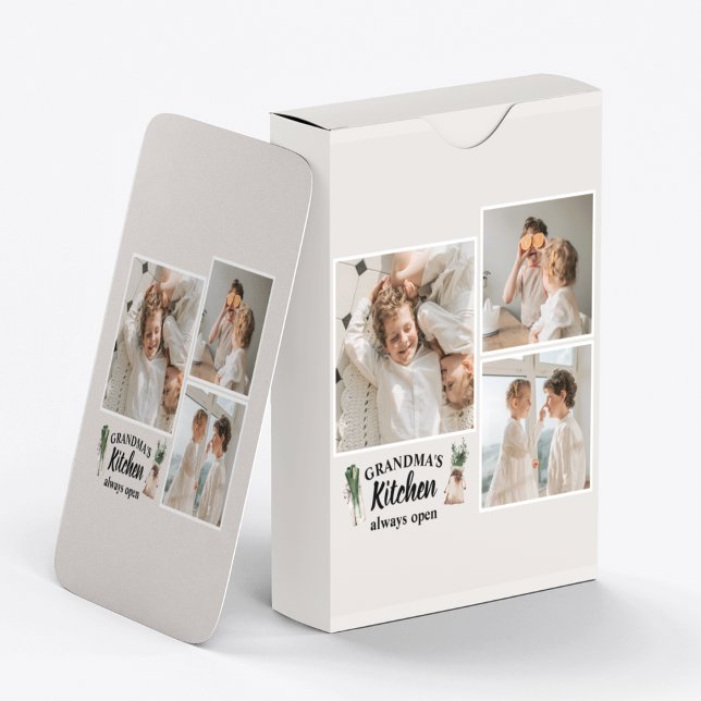 Foto- och mormkök är alltid öppet casinokort (Skapare uppladdad)