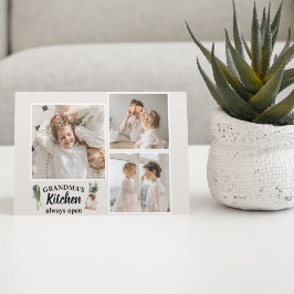 Foto- och mormkök är alltid öppet helg vykort
