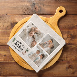 Foto- och mormkök är alltid öppet kökshandduk