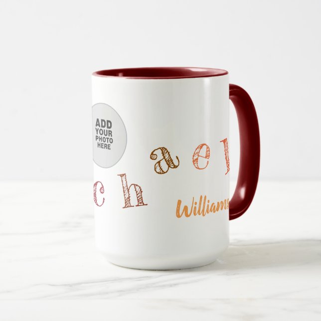 Foto och Namn Mugg (Framsida höger)