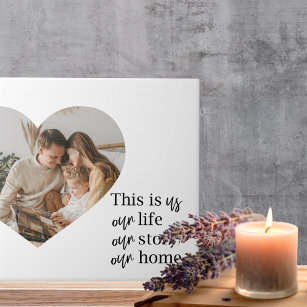 Foto och offertgåva för modern par-familj kakelplatta