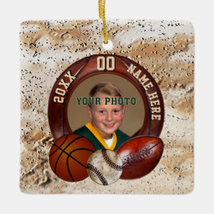 Foto och personliga sportteman ornament