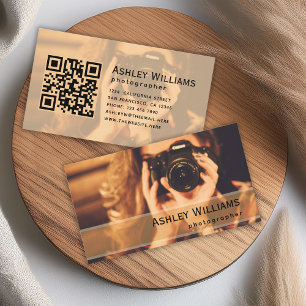 Foto- och QR-kod fotograf Visitkort