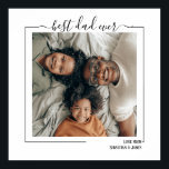 Foto och text för bästa Pappa någonsin-Personlig Poster<br><div class="desc">Bästa Personligen Foto och Text Typography - Poster Skriv ut från Ricaso - lägg till ditt eget foto och din egen text i den här underbara poster - perfekt för fars dag - som är tillgänglig som tryckt pappa eller som nedladdning för att du ska kunna skriva ut själv eller...</div>