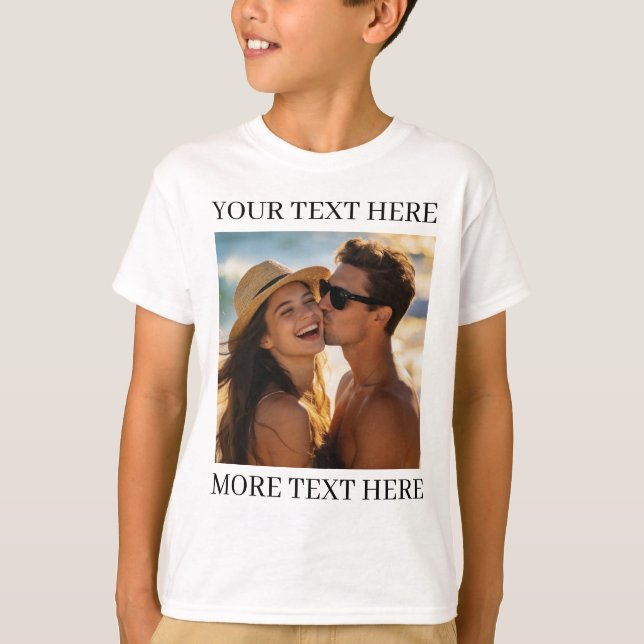Foto och text t shirt (Framsida)