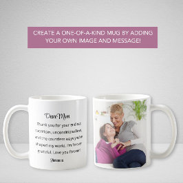 Foto och texttea i mors dag Personlig Kaffemugg