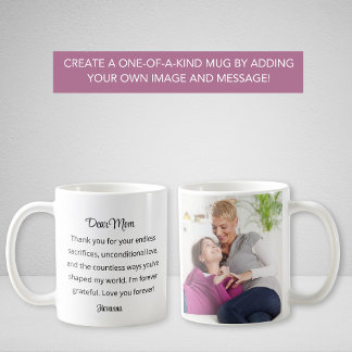 Foto och texttea i mors dag Personlig Kaffemugg