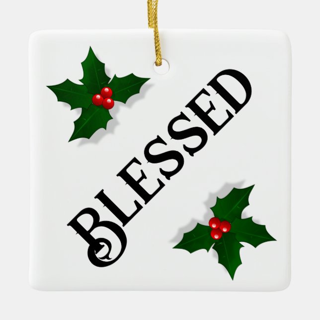 Foto Ornament välsignat med Mistletoe HAMbyWG (Framsida)