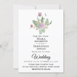 *~* Foto - OSA - QR BUKETT MED ROSOR AR12 Bröllop Inbjudningar