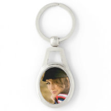 Foto Oval-Formade Keychain