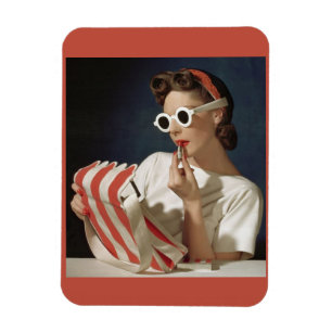 Foto på 1950-talet i mode magnet