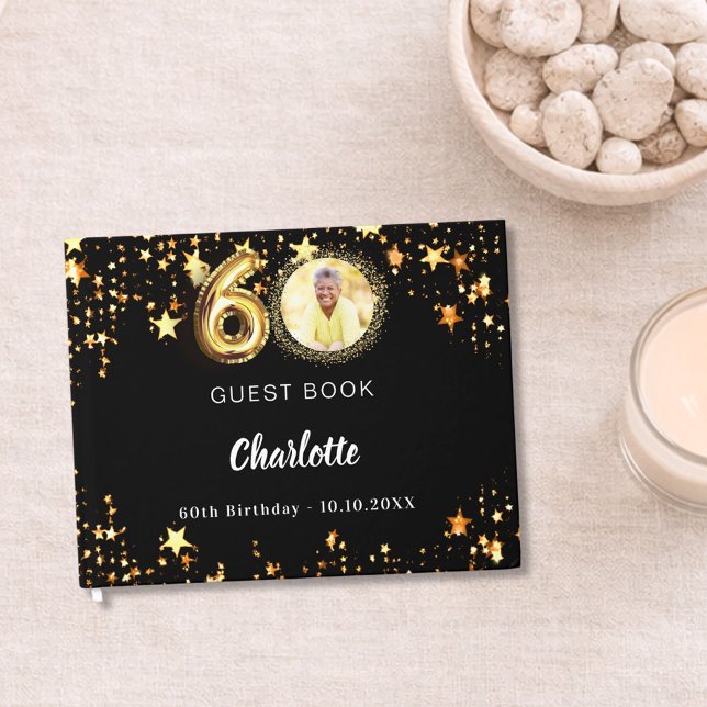 Foto på 60 dagars svarta guld-stjärnor gästböcker (Skapare uppladdad)