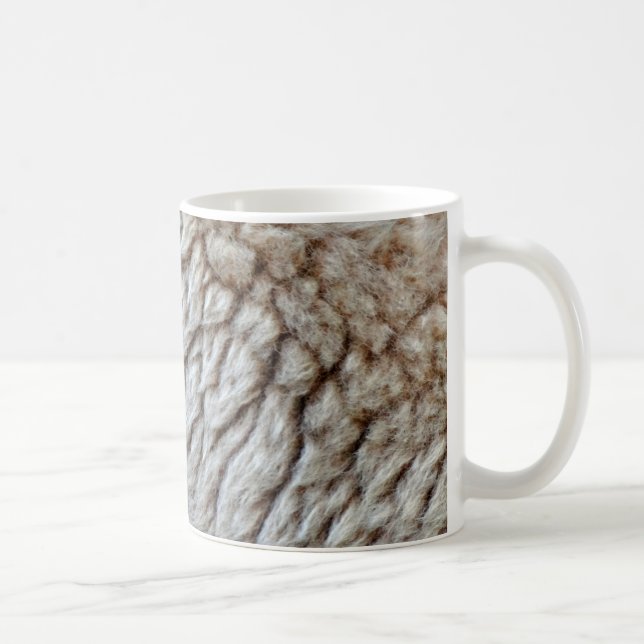 Foto på Abstrakt av fårylle Kaffemugg (Höger)