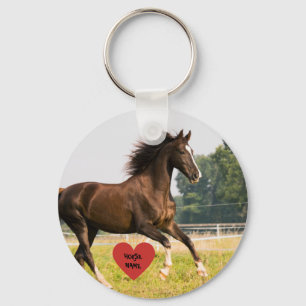 Foto på ägare av personlig Horse and pony Nyckelring
