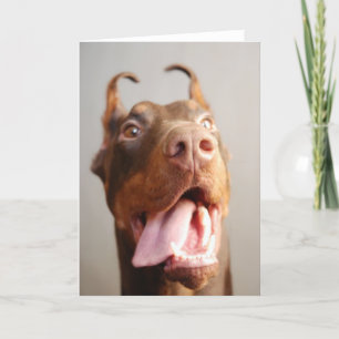 Foto på anpassningsbar pet (hund) kort