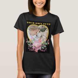 Foto på anpassningsbar ram t shirt