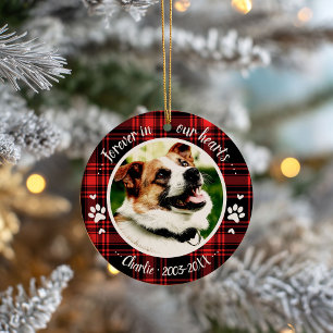 Foto på Anpassningsbarna Adsible Rustic Hund Pet M Julgransprydnad Keramik