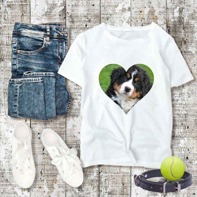 Foto på anpassningsbarna, från HEART Hund Mamma T Shirt (Skapare uppladdad)