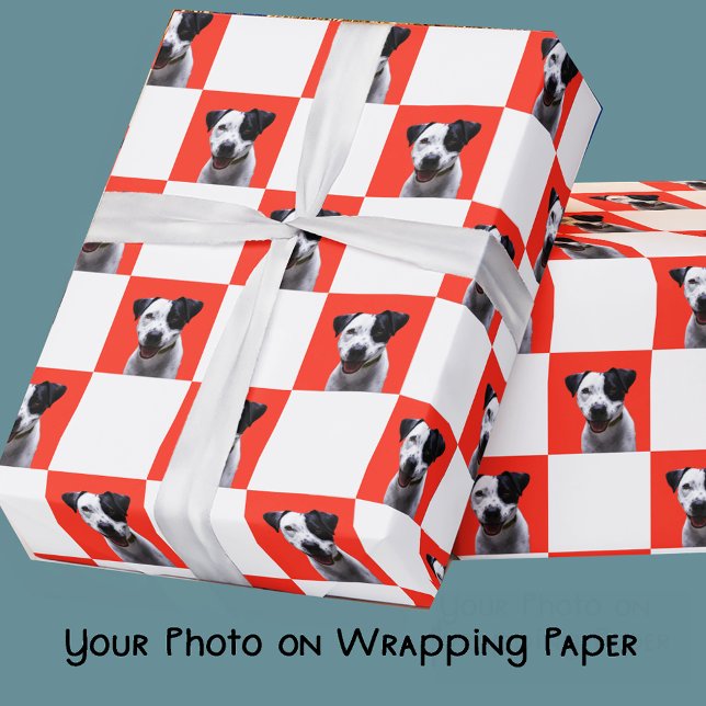 Foto på Anpassningsbarna Julrött och Vit Presentpapper (Skapare uppladdad)