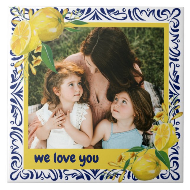 Foto på Anpassningsbarna Mediterranean Tile Warmth Kakelplatta (Framsidan)